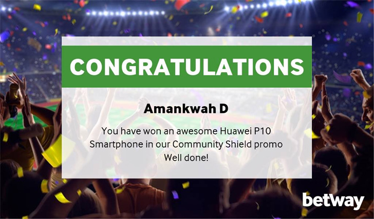 Amankwah D won a Huawei P10