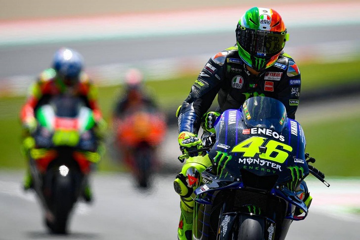 Valentino Rossi of Yamaha