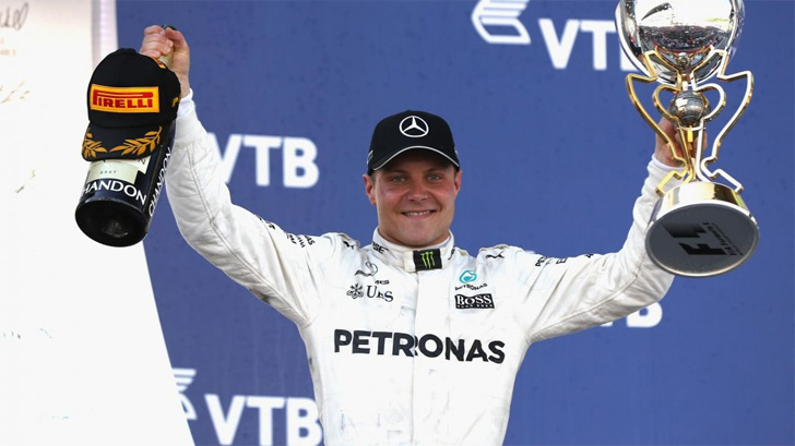 Mercedes driver Valtteri Bottas