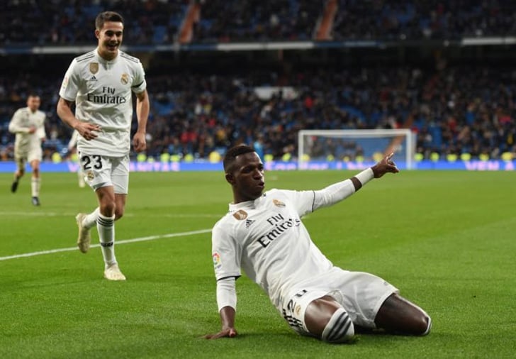 Vinicius Junior in action for Real Madrid.