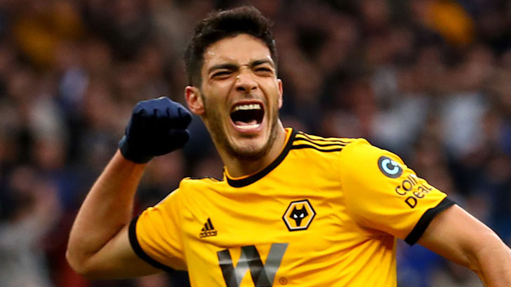 Wolves striker Raul Jimenez