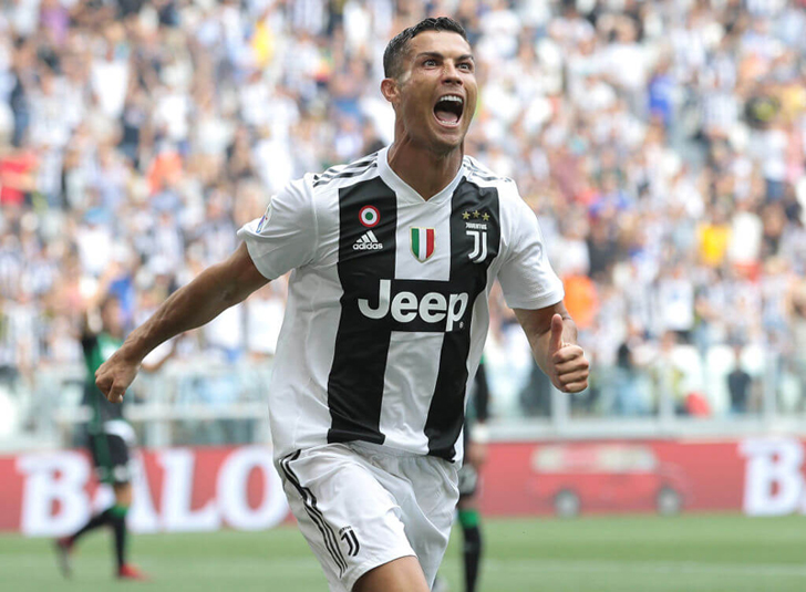Ronaldo in action for Juventus